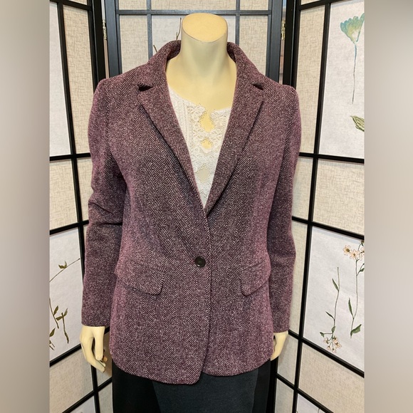 LOFT Jackets & Blazers - LOFT Career Wear Tweed Blazer Size 10